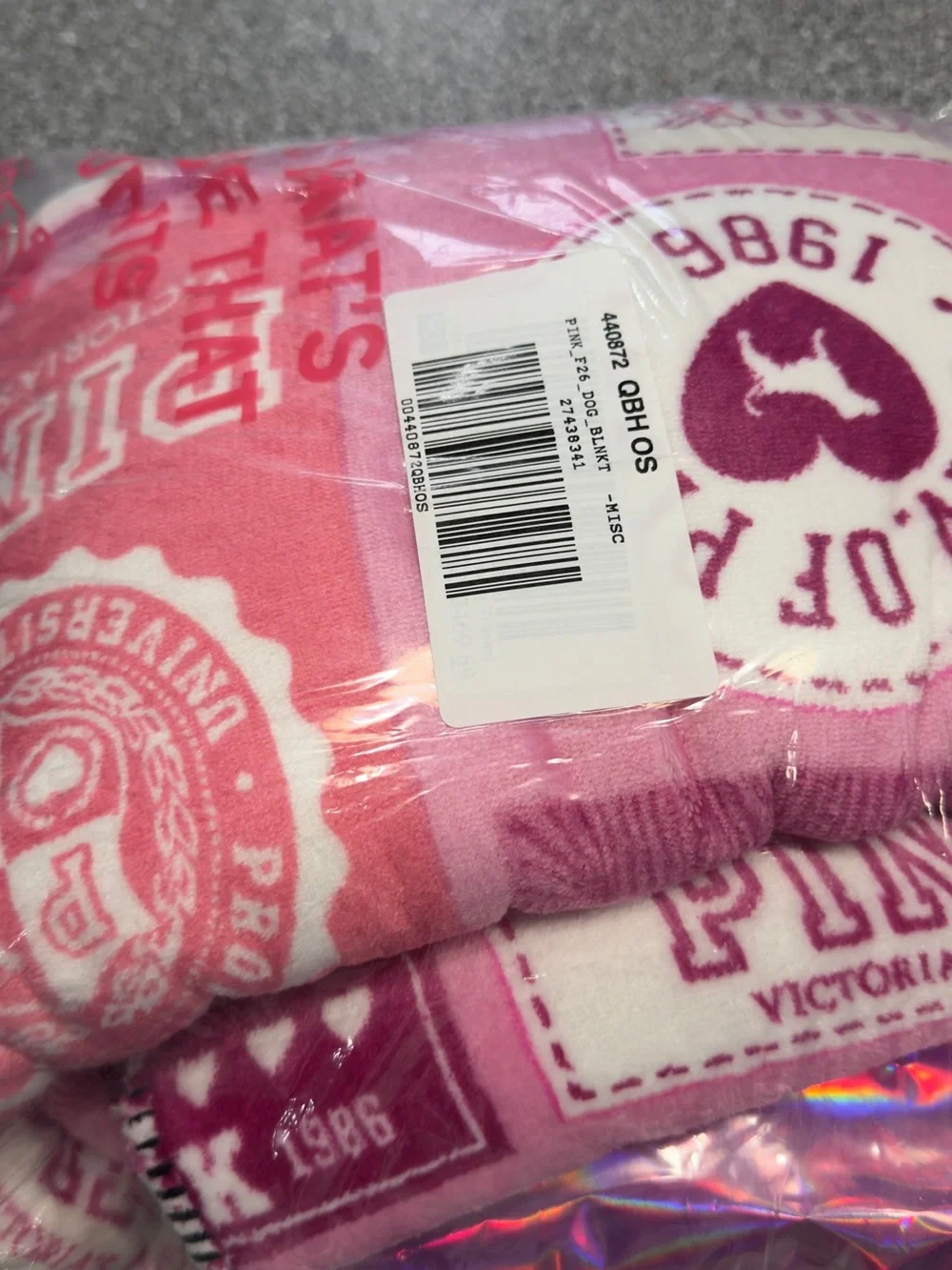 PINK Friday Mystery Mini Dog + Cozy Plush Blanket
